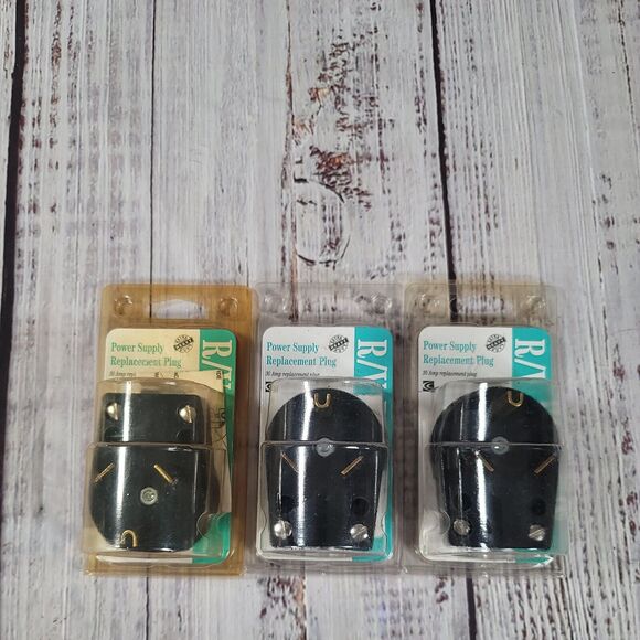 Coleman Cable‎ Rv Power Supply Replacement Plg 3 Pk Brand New - Picture 1 of 5